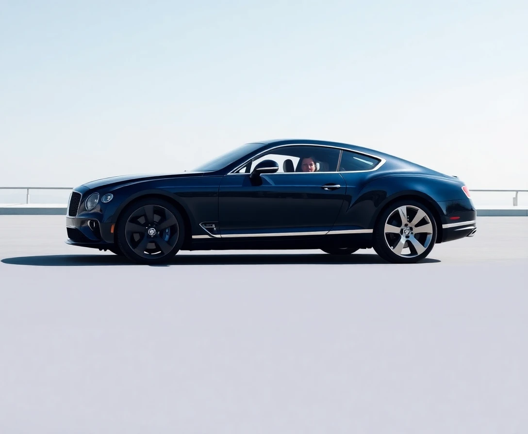 Bentley Continental GT, vue de profil